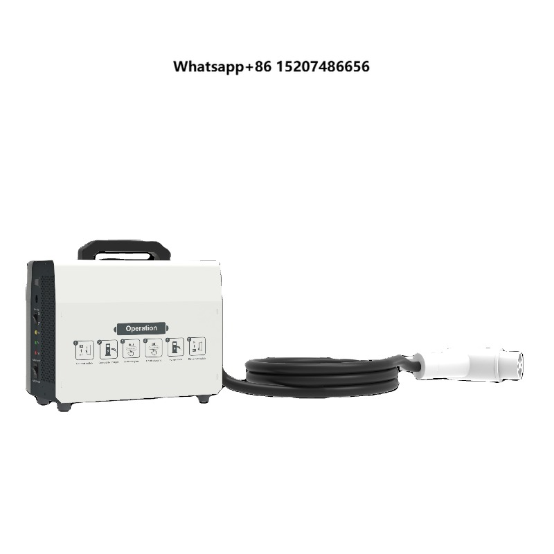 Portable Dc Fast Charger 20Kw Ccs2 - Colonnina di Ricarica Portatile 20KW-40KW Commerciale