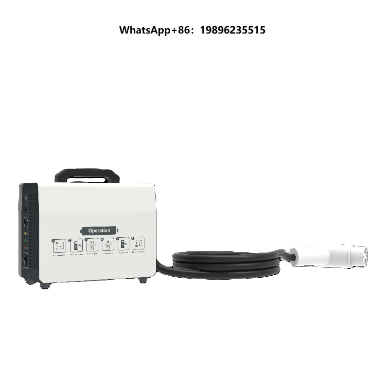 Portable Dc Fast Charger 20Kw Ccs2 - Colonnina di Ricarica Portatile EV 20KW-40KW,