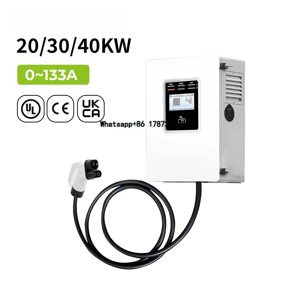 Dc Fast Charger 30Kw Wallbox Commercial - Caricatore EV Commerciale Rapido Ocpp 20kw