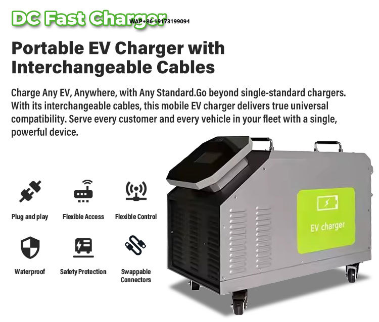 Portable Dc Fast Charger 20Kw Ccs2 - Caricatore EV Portatile DC per Uso