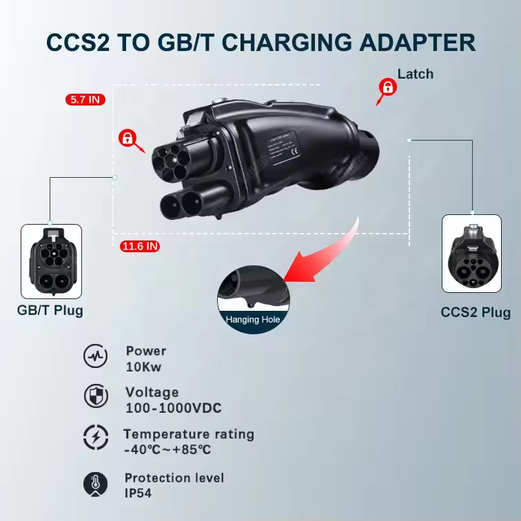 Gb/T To Ccs2 200A Fast Charging Adapter - Adattatore DC CCS2 a GB/T Combo