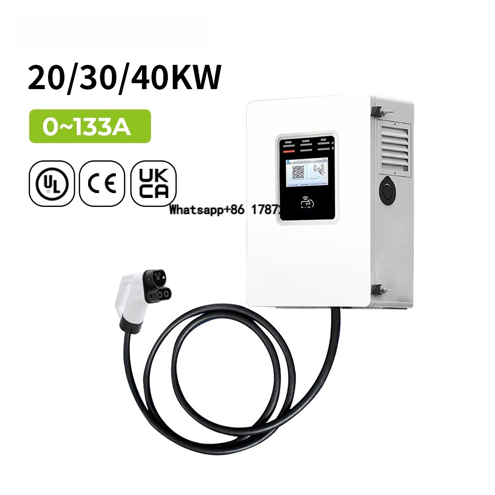 Dc Fast Charger 30Kw Wallbox Commercial - Caricatore EV Commerciale Rapido Ocpp 20kw