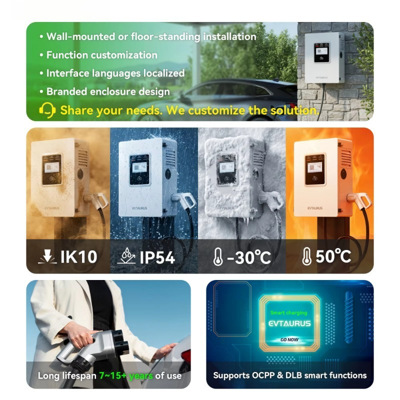 Caricatore EV Rapido OEM da 20 - Dc Fast Charger 30Kw Wallbox Commercial recensione e prezzo