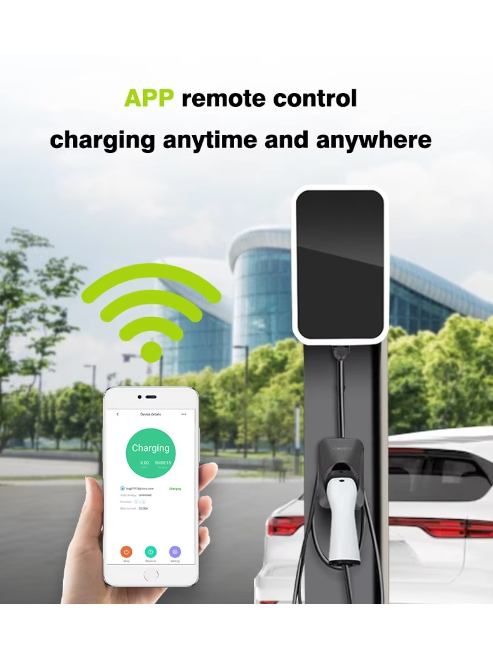 Stazione di Ricarica EV AC da  - 22Kw Wallbox Type 2 Ocpp Rfid recensione e prezzo