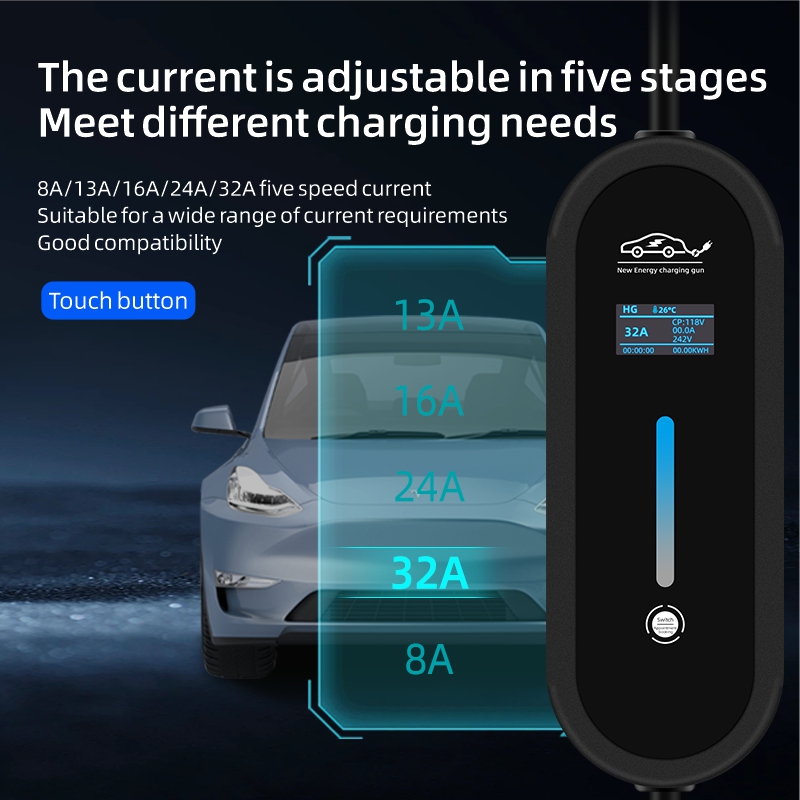 ROMADA 7KW 32A EV Caricatore p - Portable Ev Charger 32A Type 2 Cee Plug recensione e prezzo
