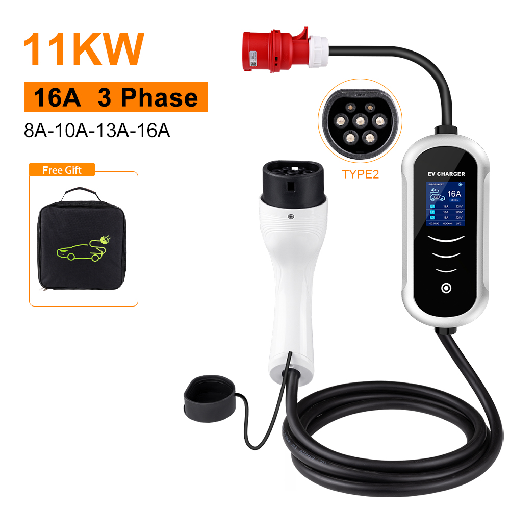IPENGEN Tipo 2 Caricatore EV p - Portable Ev Charger 32A Type 2 Cee Plug recensione e prezzo