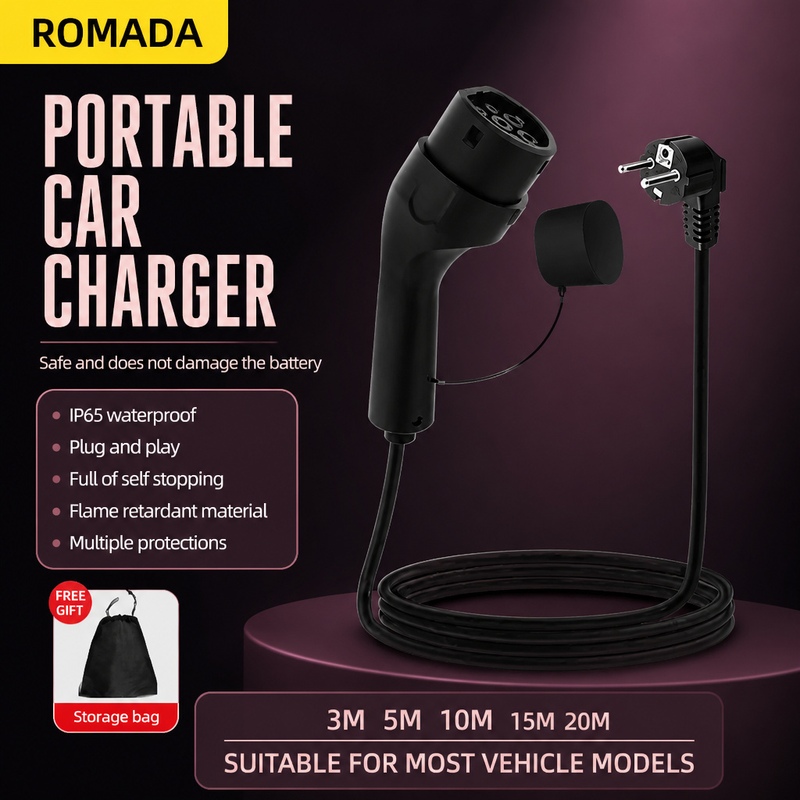 Caricatore Portatile per Veico - Portable Ev Charger 32A Type 2 Cee Plug recensione e prezzo